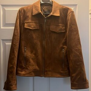 River Island Faux Suede Zip Jacket